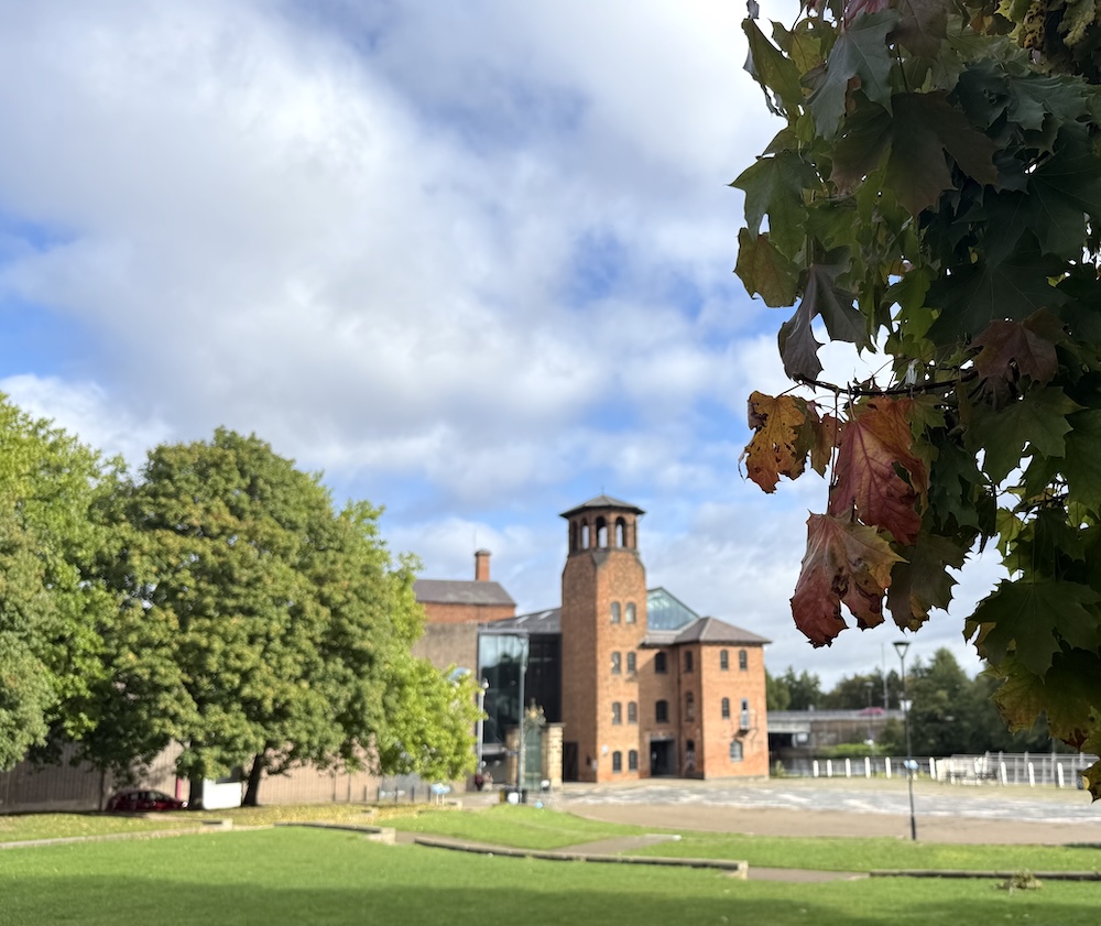 The Museum of Making in Derby's Silk Mill - the first signs of autumn :-(