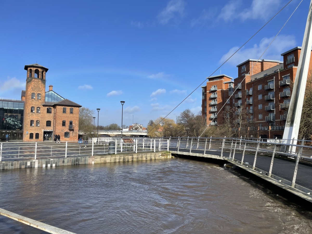 Flooding around the Silk Mill