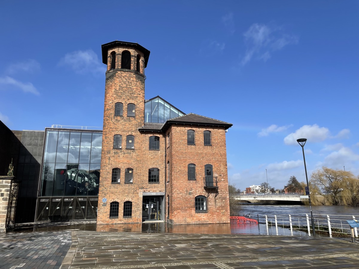 Flooding around the Silk Mill