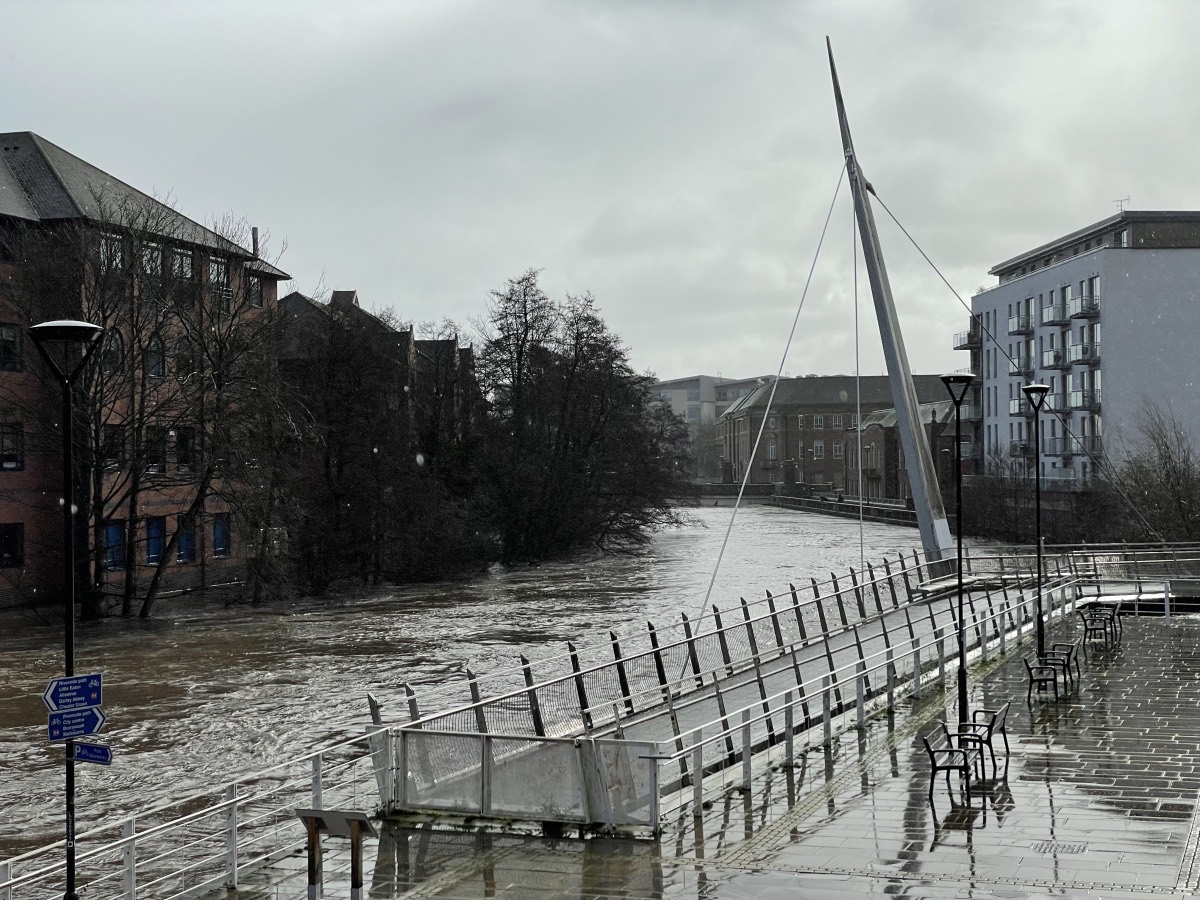 Flooding around the Silk Mill