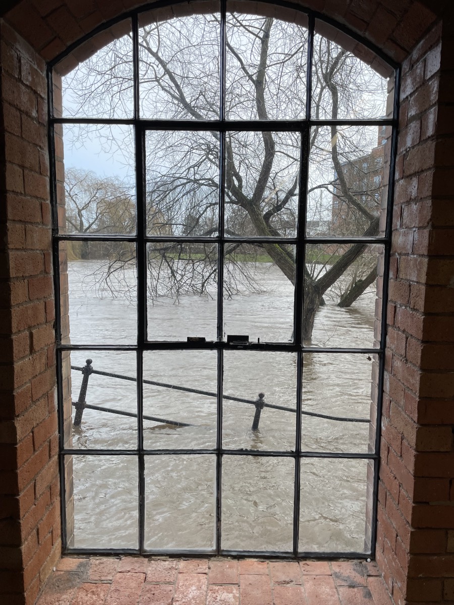 Flooding around the Silk Mill