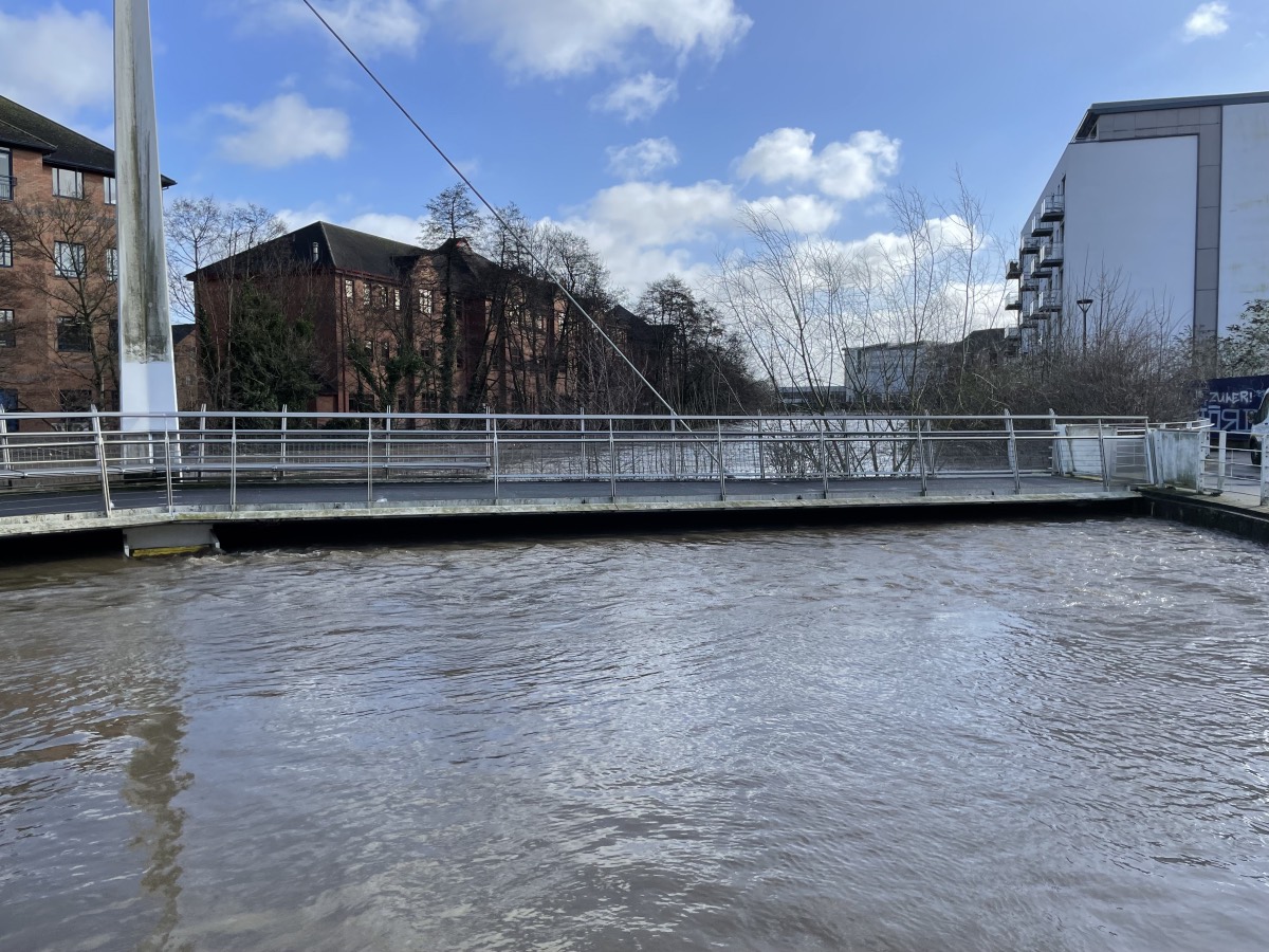 Flooding around the Silk Mill