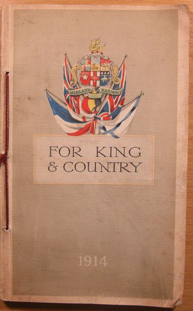 Cover of For King & Country pamphlet
