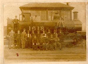 Group photo at Derby St Mary's Goods Yard