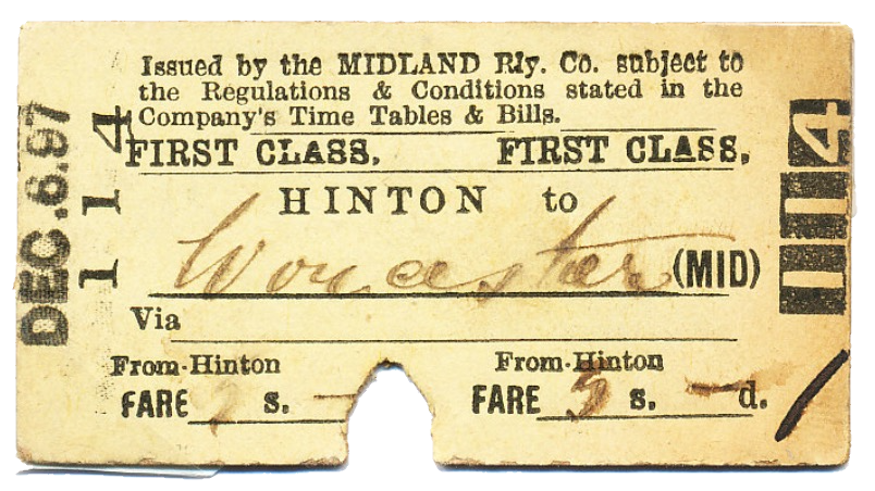 A Midland Railway Ticket